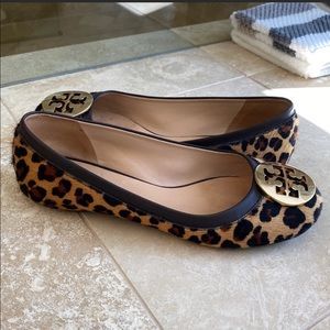 Tory Burch flats cheetah print